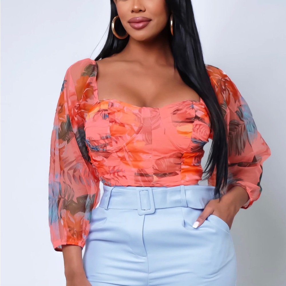 Floral Crop Top